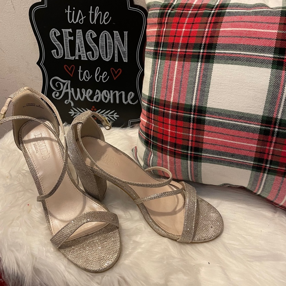David’s bridal bridesmaid heels